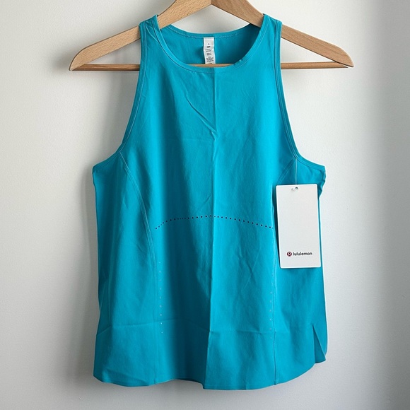 lululemon athletica Tops - lululemon swift ventilated running tank turquoise tide